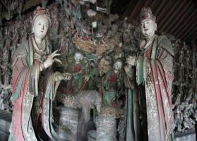 Inside Shuanglinsi Temple